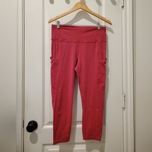 Lululemon Women's Pink High-Waisted Leggings